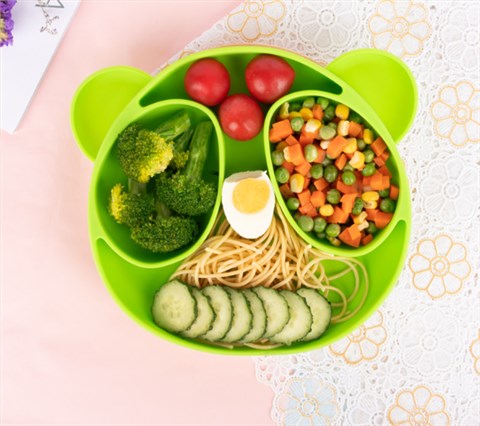 兒童硅膠餐盤(pán)防摔輔食碗